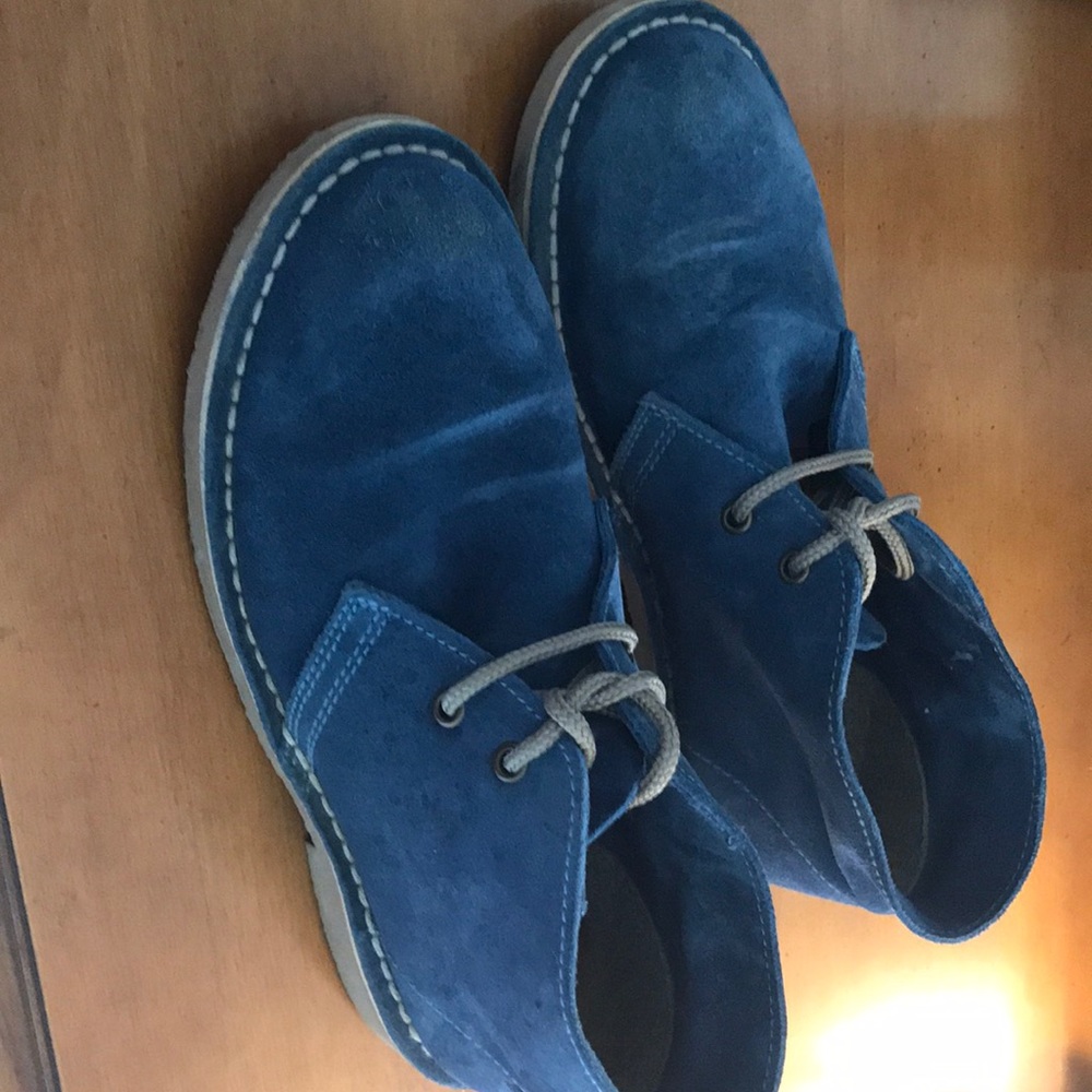 Blue Suede Boots